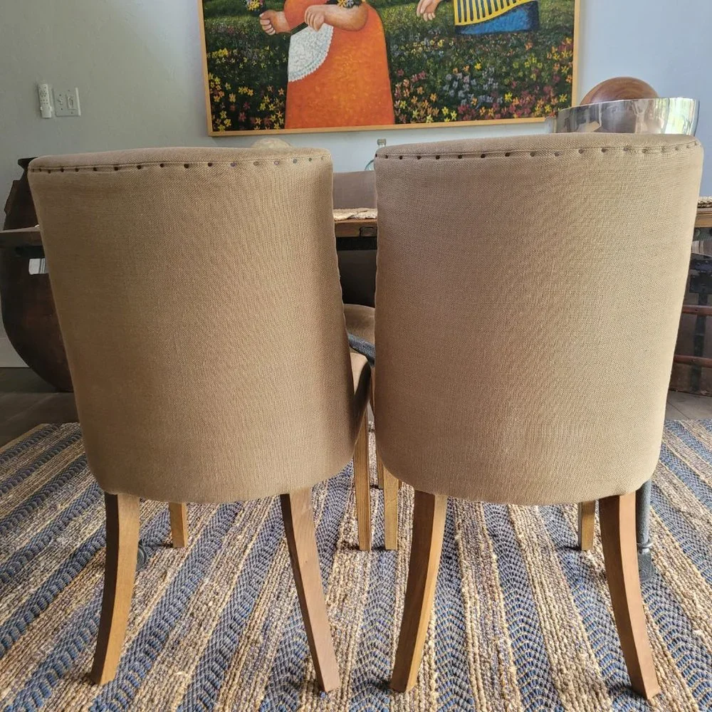 RESTORATION HARDWARE BARRELBACK CHAIRS (SET OF 4)